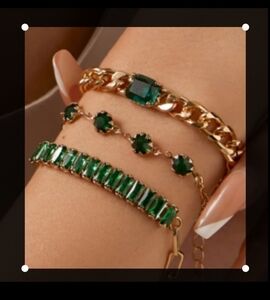 🍻3 Bracelets gold plated 3 🆕